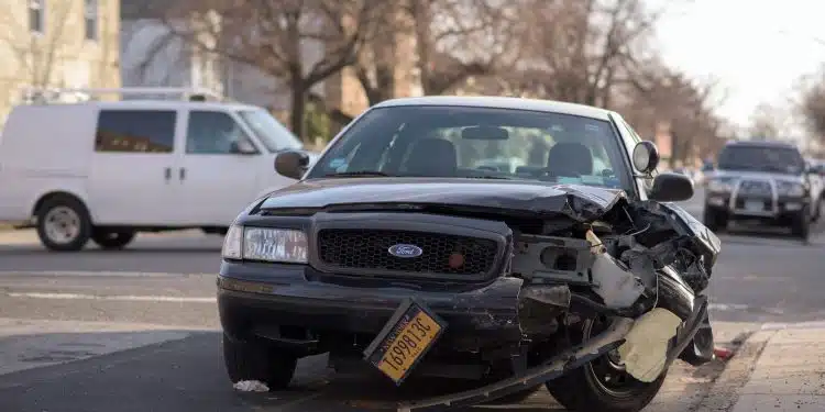 black Ford car